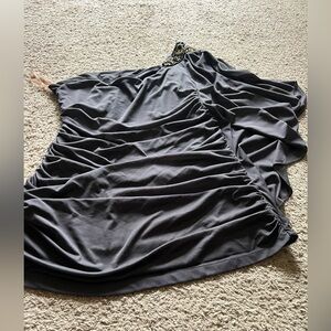 Maurice’s gray one shoulder top